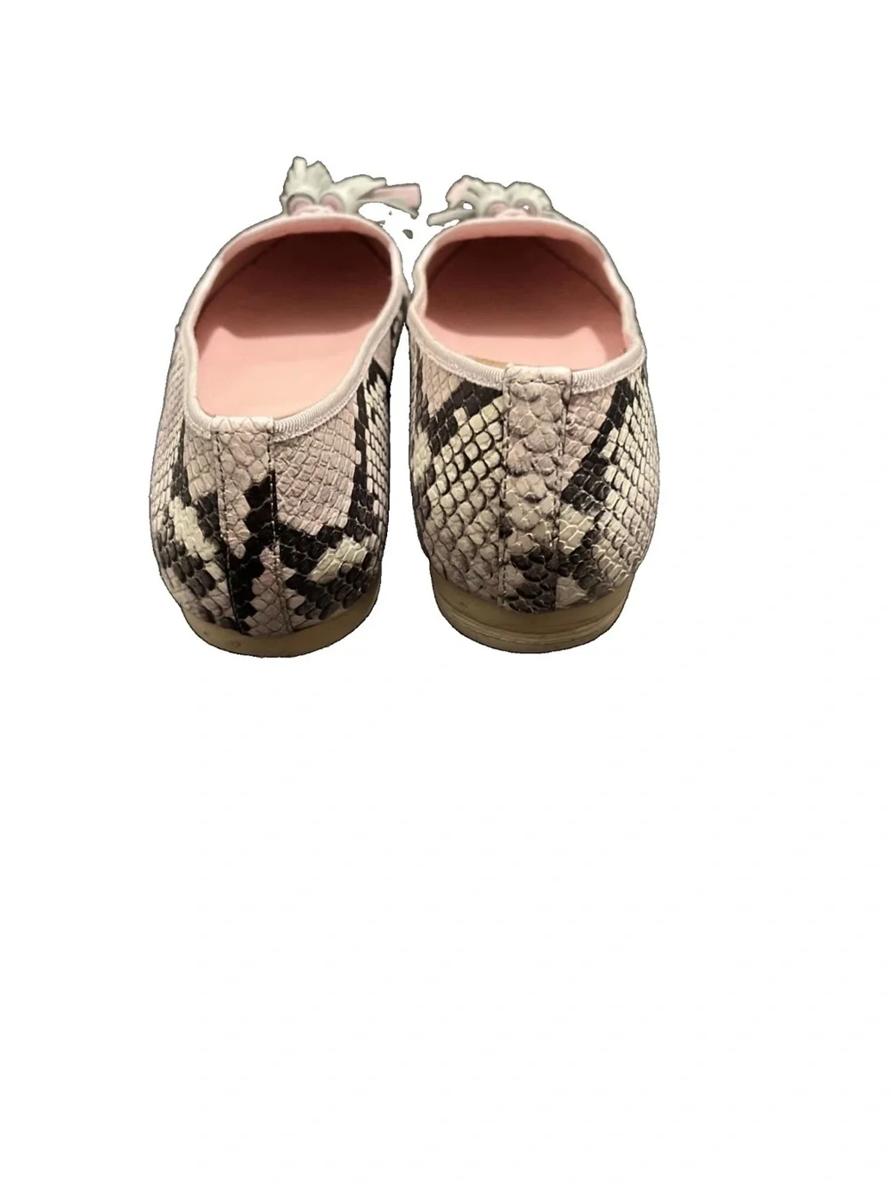 Pretty Ballerinas Angel Flats leopard pattern with tassels sz 39 us 8